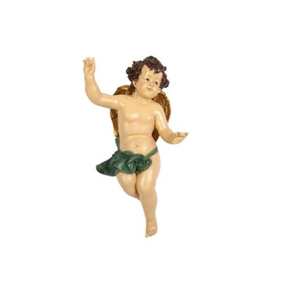 Romimex Decoratief figuur, natuurlijke hars, engel, 12 x 25 x 12 cm