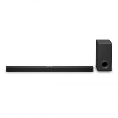 LG S90TY - Barra audio intelligente, 570 W, 5.1.3 canali, audio avvolgente Dolby Atmos e DTS, ampia connettività, Bluetooth, USB, ingresso ottico, nero