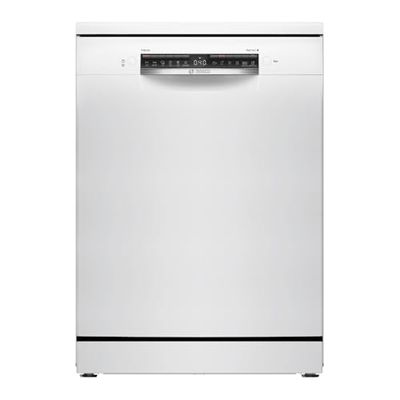 Bosch - Lavavajillas libre instalación, 60 cm. de ancho, Serie 4, Home Connect, AquaStop, Blanco, SMS4HTW03E