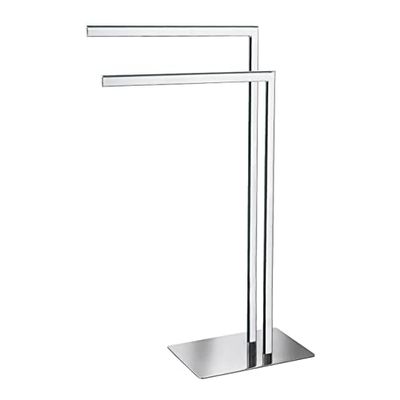 RIDDER Newcastle - Toallero de pie (Acero Inoxidable, Cromado, Aprox. 51 x 81 x 20 cm.