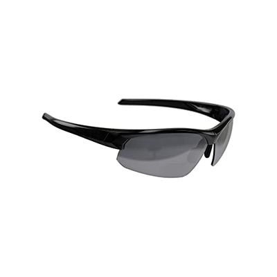 BBB Cycling - Gafas de sol deportivas unisex para ciclismo, ligeras con protección UV. Área de lectura con graduación de +2.5 dioptrías. Color Negro brillante - Modelo BSG-59