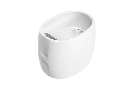 OKBABY Unica - Baignoire 0-4 ans à double usage, thermomètre intégré et support ergonomique - Baignoire et mini-piscine pour enfants - Blanc