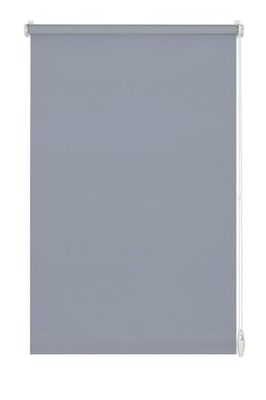 Gardinia Easyfix Uni 32906 Estore de rolo para segurar ou colar, opaco, com todas as peças de montagem incluídas, cor azul fumado, 60 x 150 cm (largura x altura)