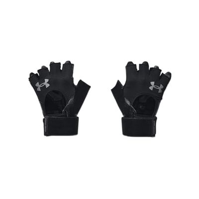 Under Armour Heren Half Finger Handschoenen Men's UA Weightlifting Handschoenen, Zwart, 1369830-001, XXL