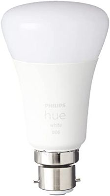 PHILIPS Hue White - 9,5W aangesloten LED-lamp - B22 - Bluetooth compatibel - Pak van 2