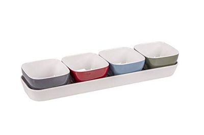 Bo-Camp Melamine Snacksset, flerfärgad, en storlek