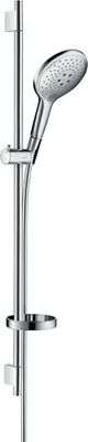 hansgrohe Raindance Select S Set doccia 150 3 getti con asta doccia 90 cm e portasapone, cromo, 27803000