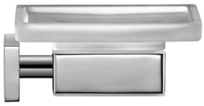 Duravit Soap dish, Glass Chrome, 11,5 cm x 12 cm