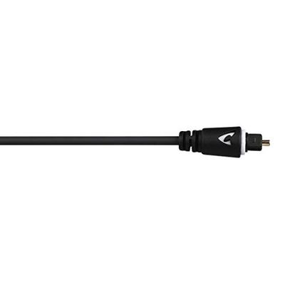 Hama 1.5 m Toslink M/M 1.5 m Toslink/Toslink Optical Fiber Optical Cable (Toslink Cable Toslink Male/Male, Black, Black, ODT, 1.5 m)