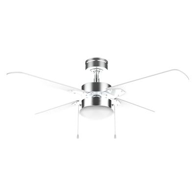 Cecotec Plafondventilator met Licht EnergySilence Aero 450 IronWhite, 50 W en 42”, met licht, 3 snelheden, 4 omkeerbare bladen en zomer-/winterstand