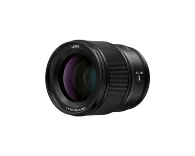Panasonic Lumix S 85mm F1.8 | Objectif à focale fixe Plein Format S-S85E (Bokeh, Portraits, Tropicalisé, Compact et léger) Noir – Compatible monture L