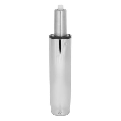 hjh OFFICE 723-01 sprężyna gazowa, rozmiar S 25 – 32 cm, stal chromowana sprężyna gazowa do krzesła biurowego z amortyzacją głęboką, srebrna