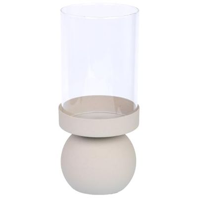 Mesa auxiliar de metal, blanco