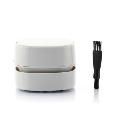 InnovaGoods® Mini draagbare bureaustofzuiger Micuum, reinigt kleine oppervlakken snel en eenvoudig met een stofzuigerfunctie, compact en lichtgewicht ontwerp, ideaal voor thuis en op kantoor.