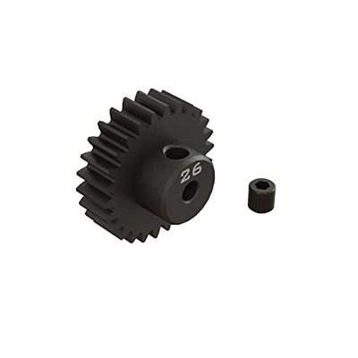 ARRMA ARA311088 26T 0,8 Mod 1/8 "Bore CNC Steel Pinion Gear Grijs/Zilver