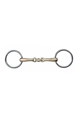 HKM 540496 Double Brisure 18 mm, Argentan, Acier Inoxydable Anneaux, M