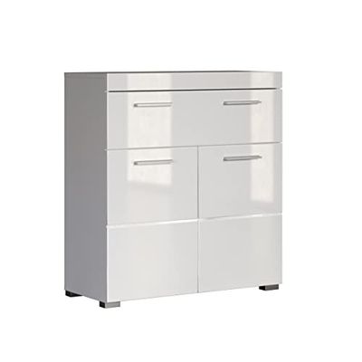 Trendteam Armário de casa de banho, contraplacado, branco