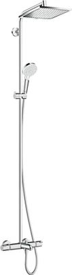 hansgrohe Crometta E Colonna doccia 240 1 getto con termostatico vasca, cromo, 27298000