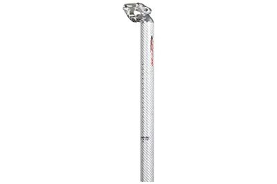 Massi – SILLIN Carb. Massiv silver sadelstöd 31,6 x 350