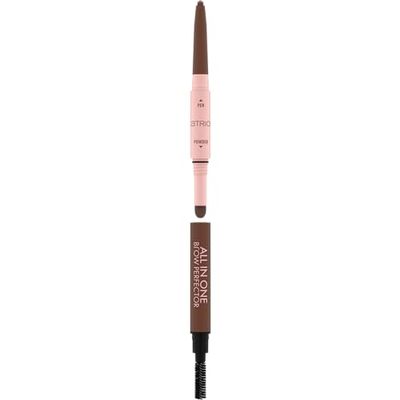 Catrice All In One Brow Perfector Eyebrow Pencil, No. 020, Brown, Long-Lasting, Covering, Defining, Natural, Vegan, No Microplastic Particles, Nanoparticles Free, No Perfume, Pack of 1 (0.4 g)