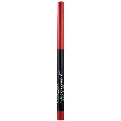 Maybelline New York Matita Labbra Color Sensational Shaping Lip Liner, Automatica, Labbra Scolpite, Brick Red (90), 0,3 g