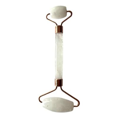 VIE Crystal Face Roller, Clear Quartz