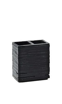 Gedy - Portacepillos Quadrotto Negro (QU981400300)