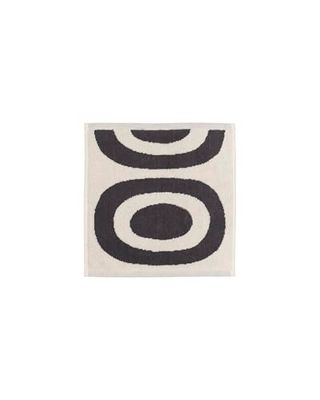 Marimekko - Melooni Mini Hand Towel - Cotton - Colour: Charcoal-Off White - 30 x 30 cm