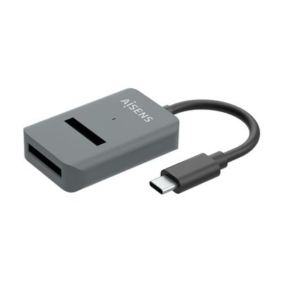 AISENS - ASUC-M2D012-GR - USB-C Dock M.2 (NGFF) Asuc-M2D012-Gr SATA/NVMe A USB3.1 Gen2, Gris