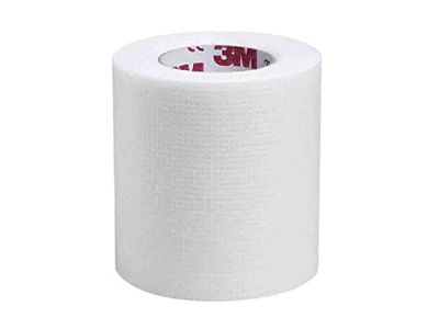 3M - Transport-witte, geperforeerde chirurgische tape, delicaat, bidirectionele scheur, hypoallergeen, ademend, afmeting 51 mm x 9,14 m, verpakking van 6 rollen.
