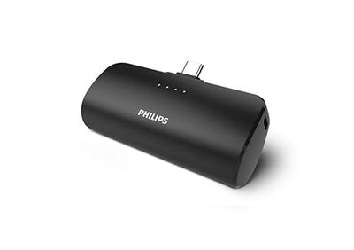 Philips Power Bank - DLP2510C/03 - Batería Externa inalámbrica - 2500 mAh - Puerto USB-C - Tamaño Compacto