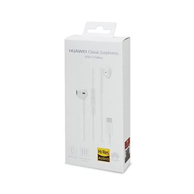 Auriculares Huawei CM-33 / USB-C/Manos Libres/Blanco