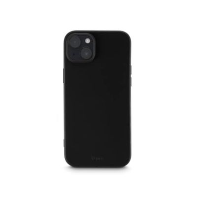 Hama MagCase - Custodia per iPhone 15 Plus, custodia posteriore per Apple MagSafe, antigraffio, extra protezione per fotocamera e display, compatibile con ricarica wireless morbida, colore: Nero