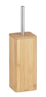 Wenko Bambusa Brush Holder, metal, Wood, 37,5 x 11 x 11