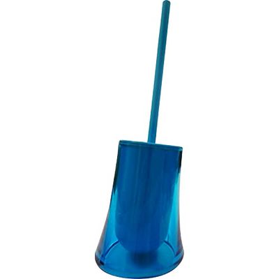 GEDY Flou wc-borstel, turquoise, afmetingen en gewicht: 36 x 12,6 x 12,6 cm & 0,48 kg, van thermoplastisch hars, wc-borstel ontwerp Carallo Grandis, 2 jaar garantie