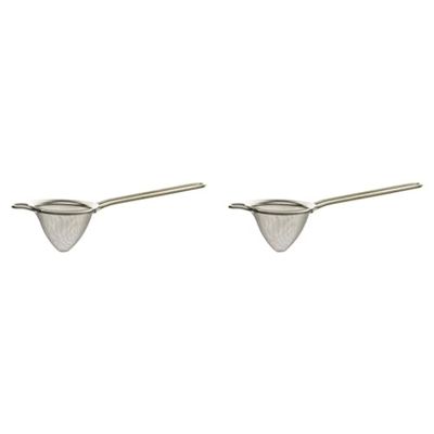 Barfly Barfly Fine Mesh Conical Strainer, Stainless Steel, Stainless Steel, 26.35 x 8.89 x 6.35 cm (Pack of 2)