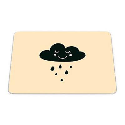 Bonamaison, Rectangle Pop Art Digital Printed Mouse Pad, Non-Slip Base, for Office and Home, Size: 22 x 18 cm