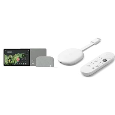 Google TK 128GB, Haze + Chromecast TV (4K) Snow