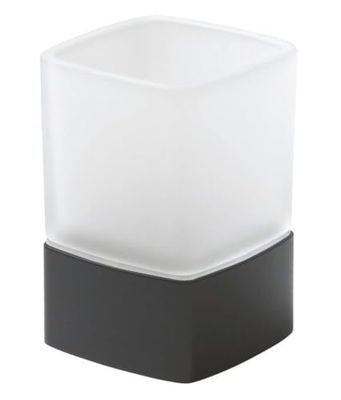 Gedy Lounge portacepillo, Ottone, Nero, Taglia Unica