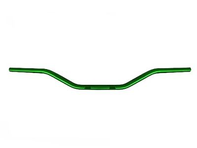 Guidon Accossato vert en aluminium pour Kawasaki KX de 1992 à 2001, diamètre 22 mm, hauteur basse