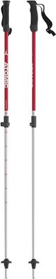 ATOMIC Amt Jr Telescopic Red/Silver Bâtons de Ski Unisexe, Rouge/argenté, NS