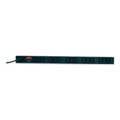 APC PDU Rack - AP9568 - Distribuzione dell'Alimentazione IT (Base, Zero U, 10 A, 230 V, 15 Uscite C13; IEC C14)