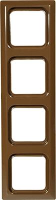 Opus 560.704.08 bruin kanto frame, 4-f, br kunststof