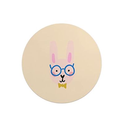 Questo Casa, Round Digital Printed Mouse Pad, Non-Slip Base, for Office and Home, Diameter:22cm