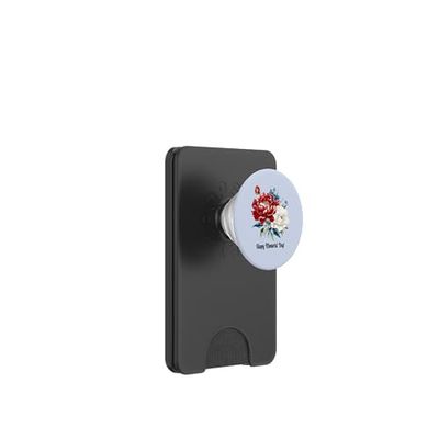 Camiseta Feliz 4 de Julio para Mujer Feliz Día de los Caídos! Rojo W PopSockets PopWallet para MagSafe