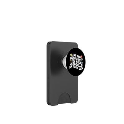 Retro Groovy Nunca Puedes Tener Demasiado MARCELLA En Tu PopSockets PopWallet para MagSafe