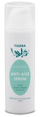 YUSERA SERUM ANTIEDAD EFECTO TENSOR. con ácido hialurónico y Aceite de Oliva Virgen Extra. 50ml