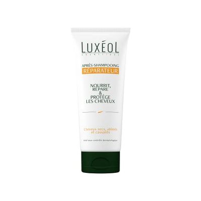 LUXÉOL - Balsamo Riparatore - Nutrizione & Protezione - Limite Le Forche - Cura dei capelli secchi, danneggiati e fragili - 98% di ingredienti di origine naturale - Made in France - 200ml