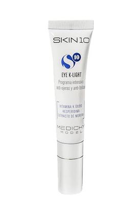 MEDICHY MODEL - Skin10 Eye K-Light Programa Anti-Ojeras - Bolsas y Ojeras - Crema Antifatiga para el Contorno de Ojos - Reduce Hinchazón y Ojeras - Hidratación y Rejuvenecimiento - 10 ml