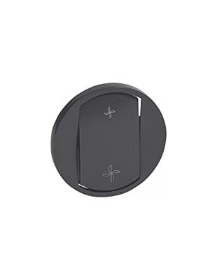 Legrand 067961 - Copricerchi celiana per comando VMC, finitura grafite, confezione da 10